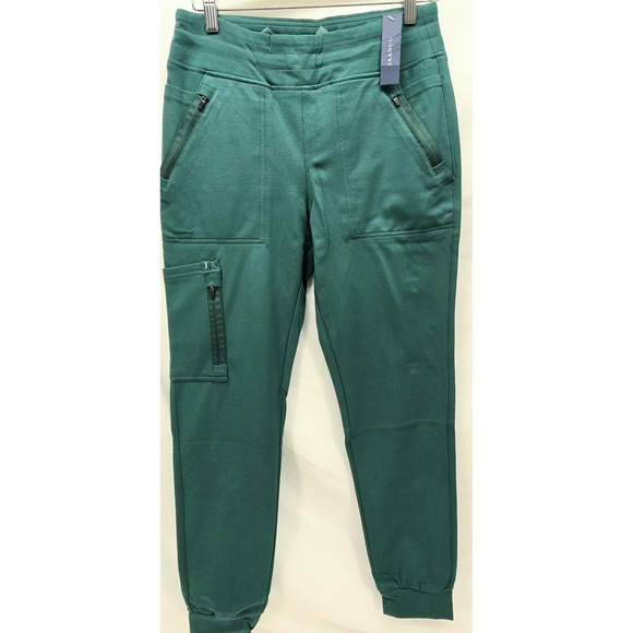 Jaanuu Other - JAANUU Womens Small Hunter Green Jogger Scrub Pants NWT Stretch Medical Uniform